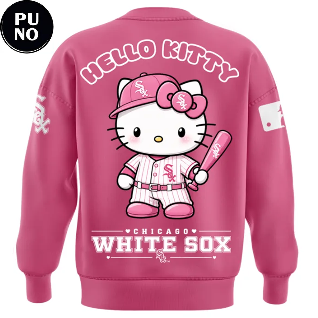 Chicago White Sox x Hello Kitty Night 2026 Pink Hoodie Shirt