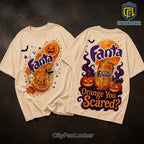 Fanta Orange Halloween Ghost Pumpkin T-Shirt