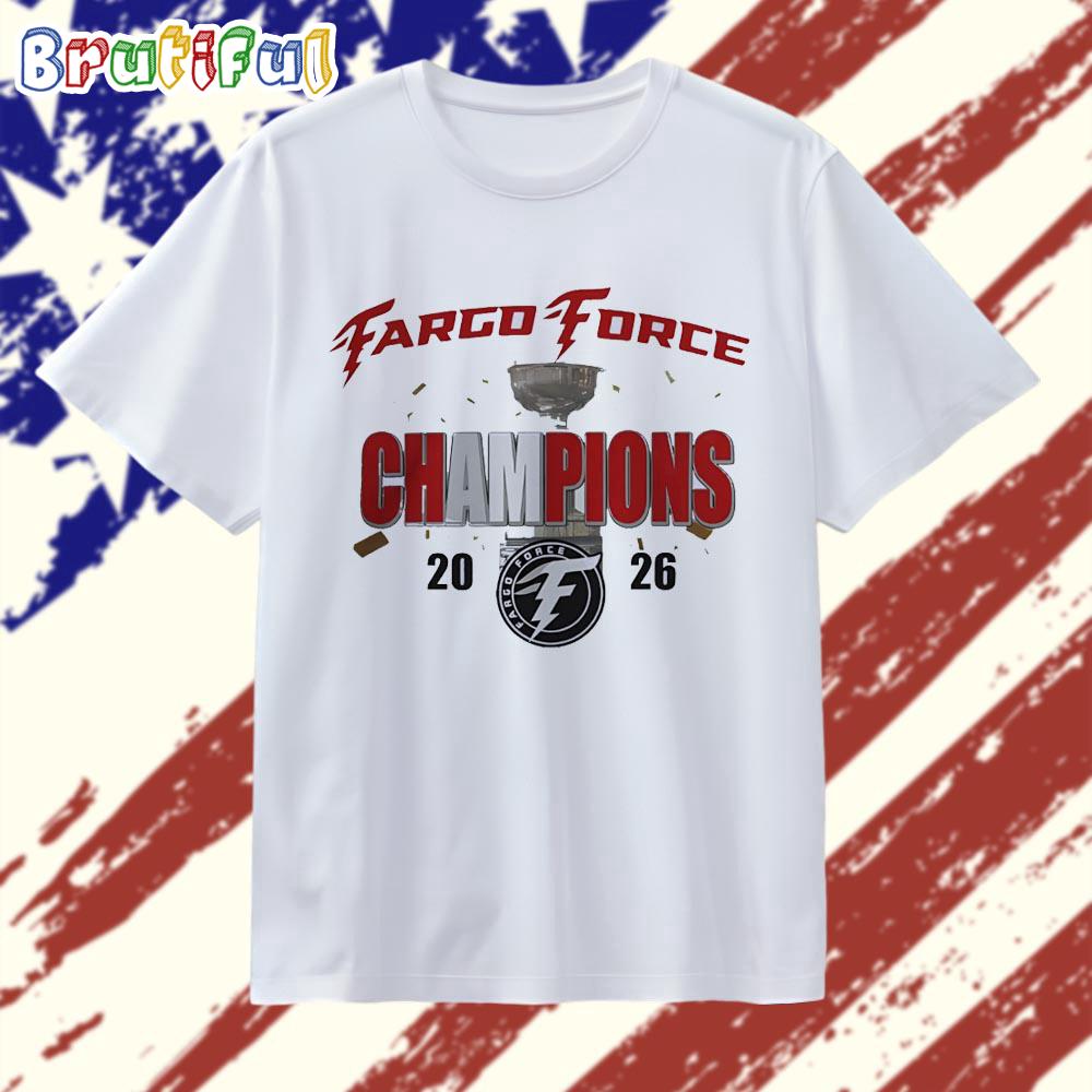 Fargo Force USHL Clark Cup Final Champions 2026 T Shirt