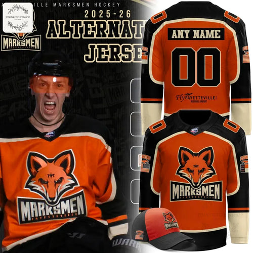 Fayetteville Marksmen 2025-26 Alternate Custom Jerseys