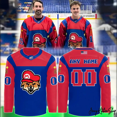 Fayetteville Marksmen Mario 2025 New Hockey Jersey