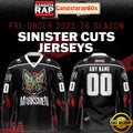 Fayetteville Marksmen Sinister Cuts 2025 Custom Hockey Jersey