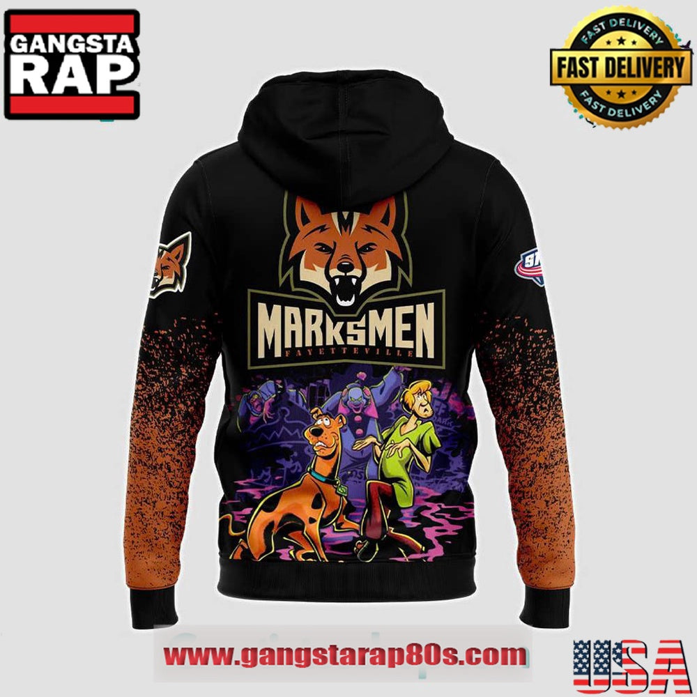 Fayetteville Marksmen x Scooby-Doo Night 2025 Limited Edition Hoodie Shirt