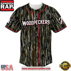 Fayetteville Woodpeckers Memorial Day Limited Edition Camo Custom Baseball Jersey Shirt
