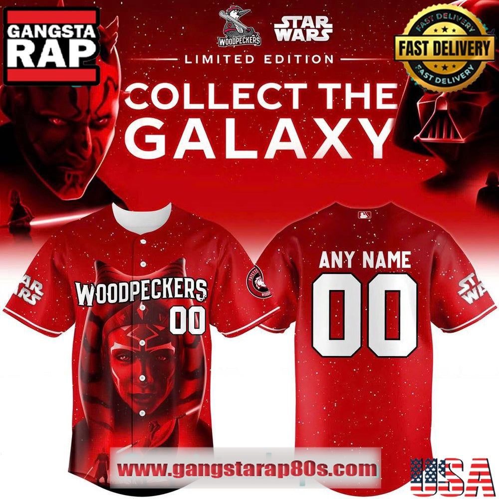 Fayetteville Woodpeckers x Star Wars Baseball Jersey 2025