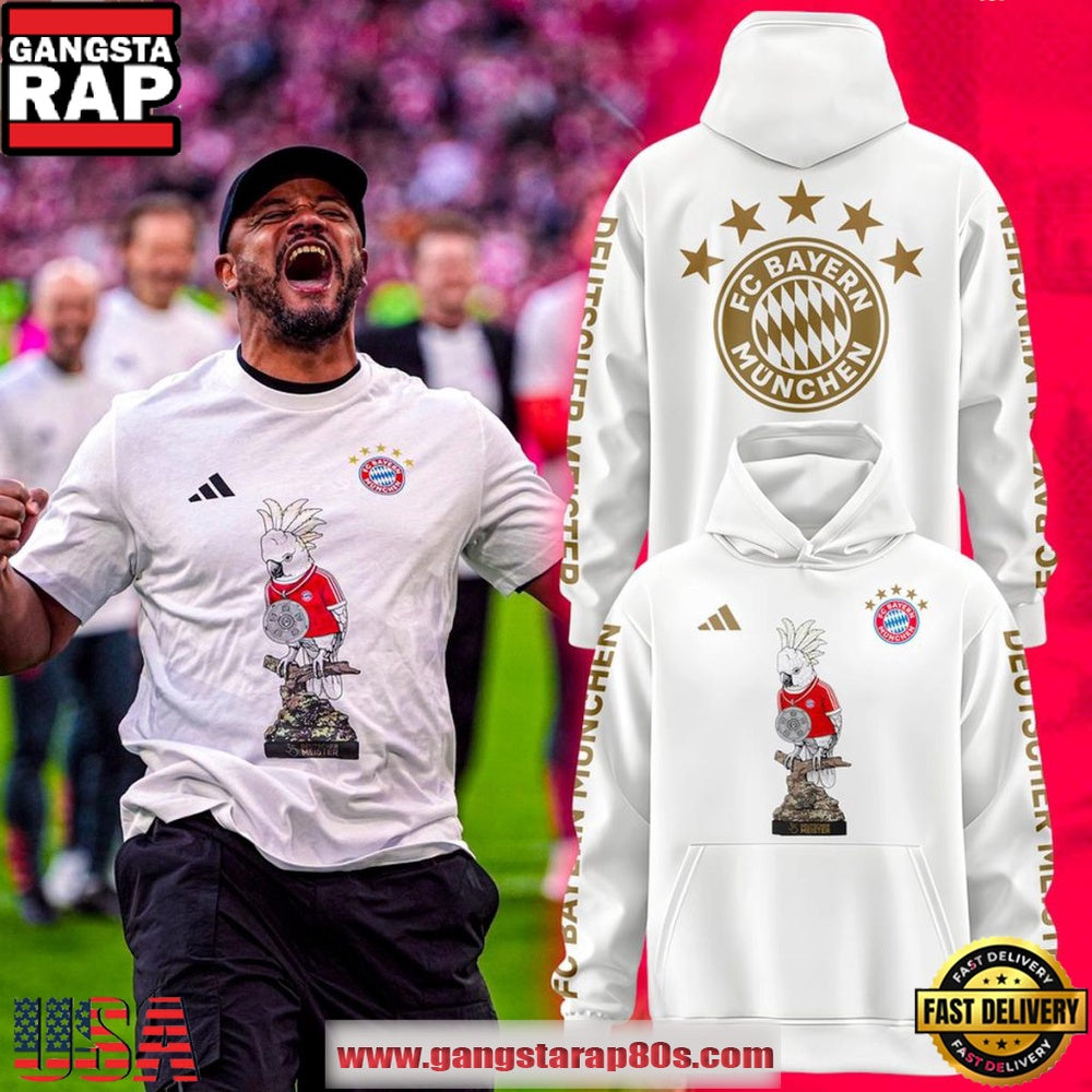 FC Bayern Munich 2026 Adidas Meister Limited Edition Hoodie T-Shirt