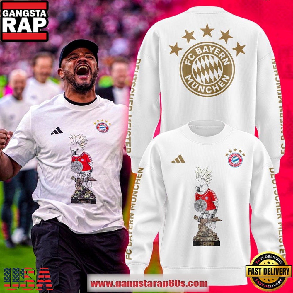 FC Bayern Munich 2026 Adidas Meister Limited Edition Hoodie T-Shirt