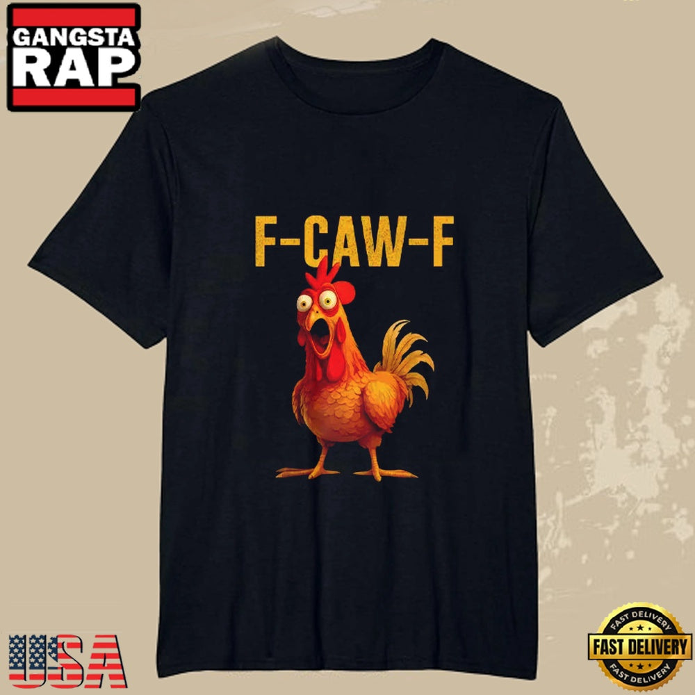 F-CAW-F Chicken Black Shirt