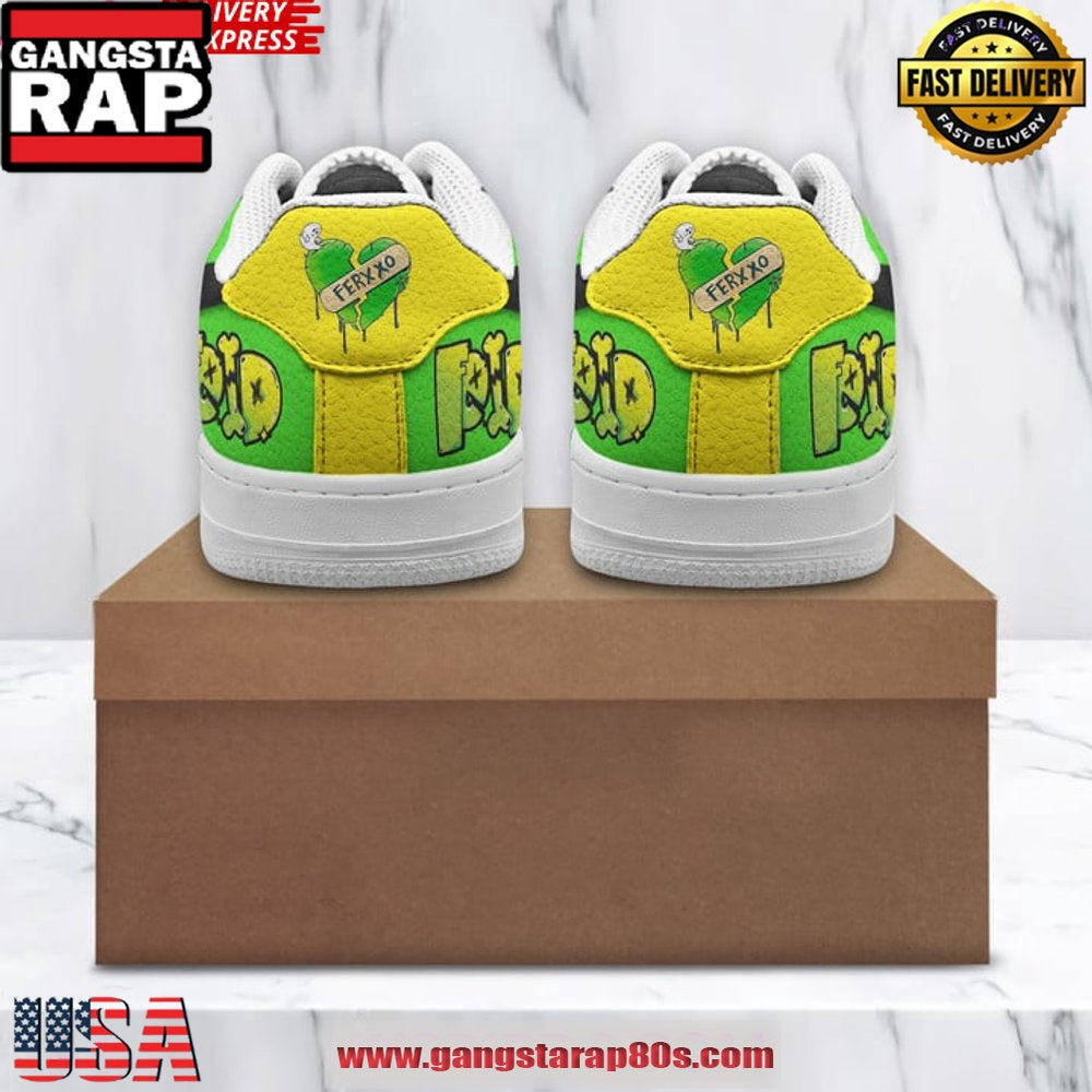 Feid Ferxxo Limited Edition Air Force 1 Running Sneakers ShoesSneaker