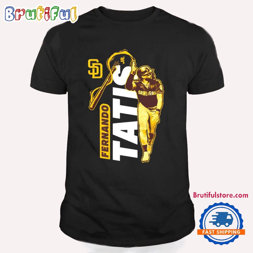 Fernando Tatis Jr. San Diego Padres Brown Electric Moments T Shirt