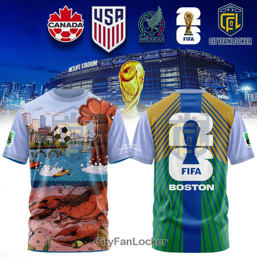 FIFA World Cup 2026 Boston Host City T-Shirt