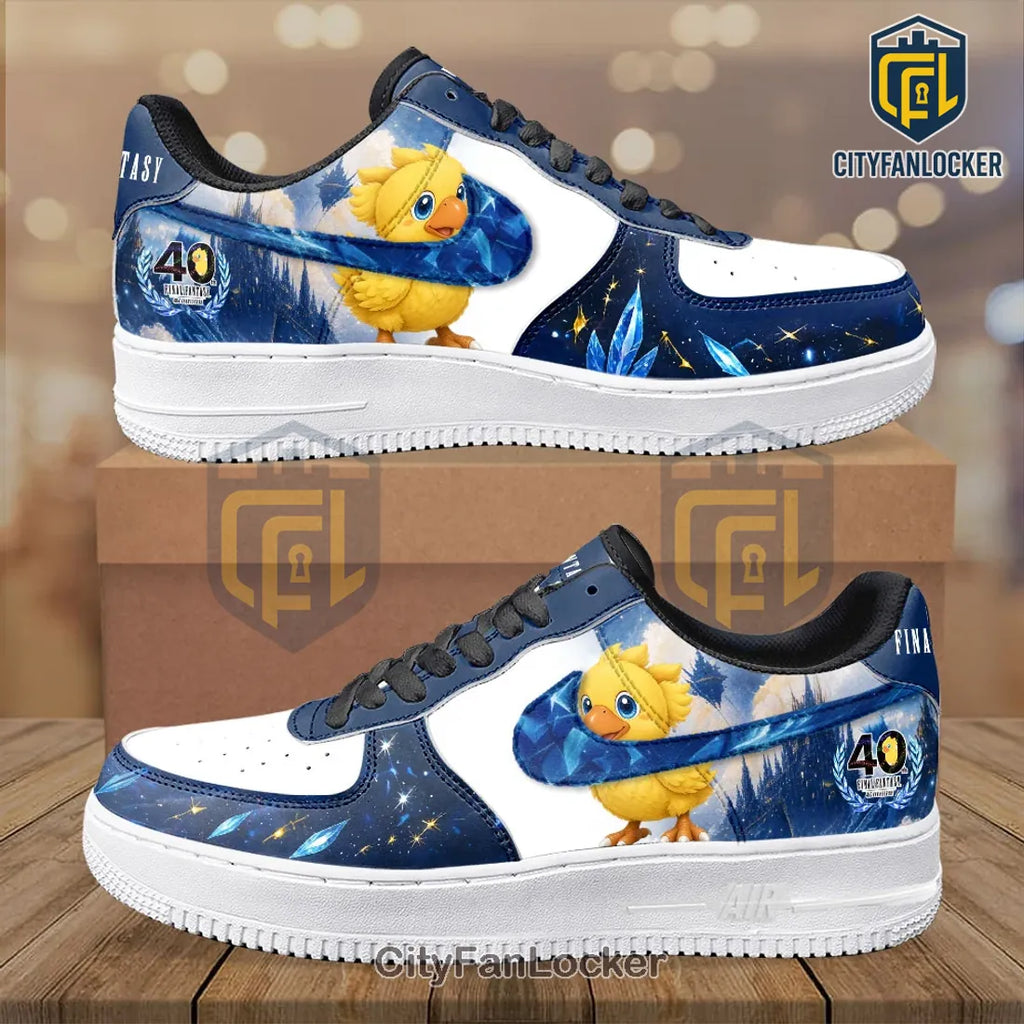 Final Fantasy 40th Anniversary Chocobo AF1 Sneakers
