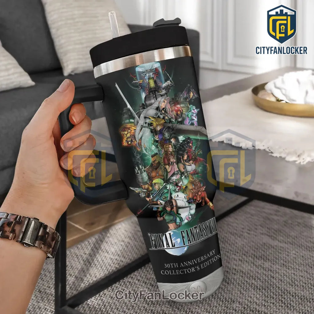 Final Fantasy VII 30th Anniversary 40oz Stainless Steel Tumbler