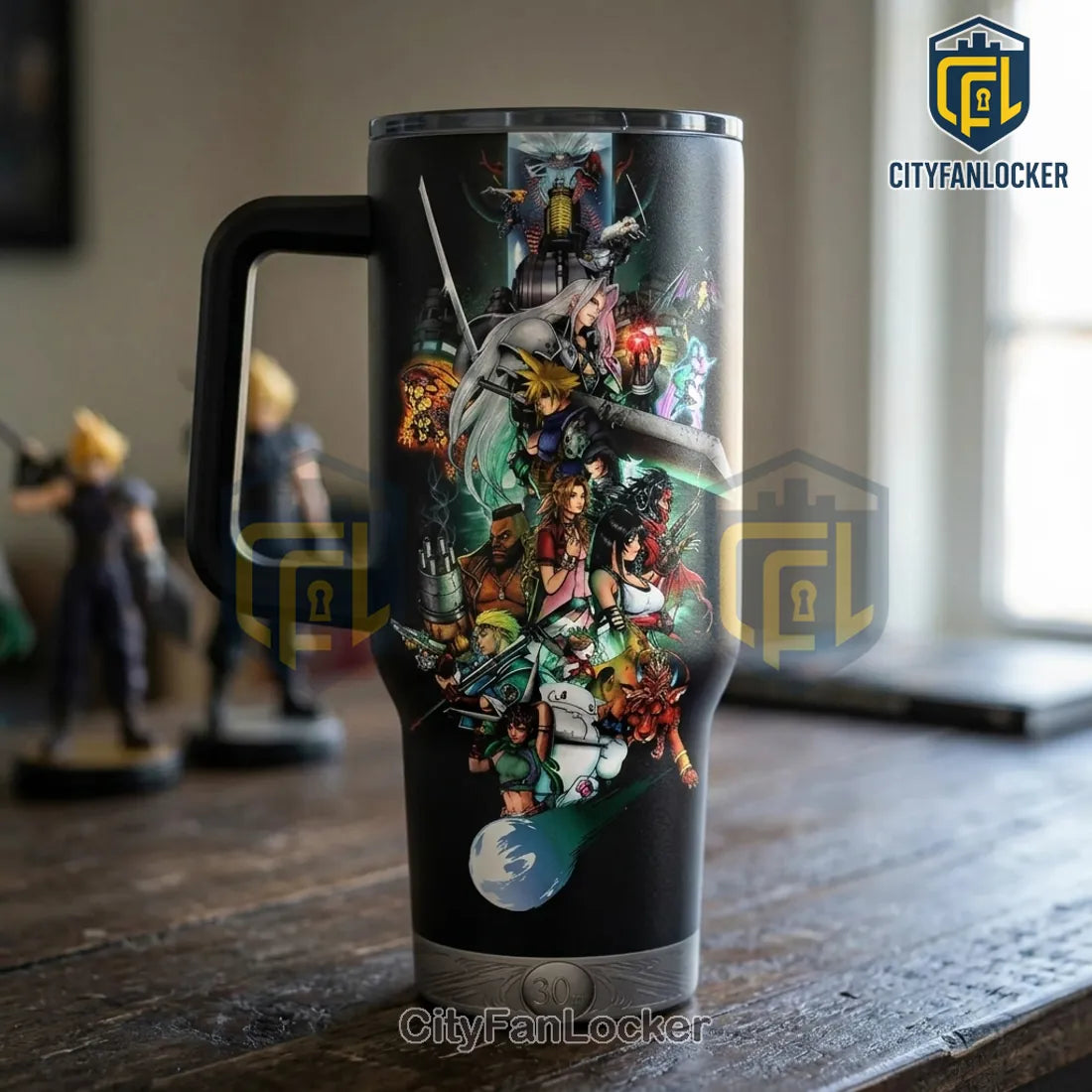 Final Fantasy VII 30th Anniversary 40oz Stainless Steel Tumbler