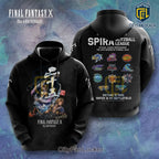 Final Fantasy X 25th Anniversary Spira League Black T-Shirt