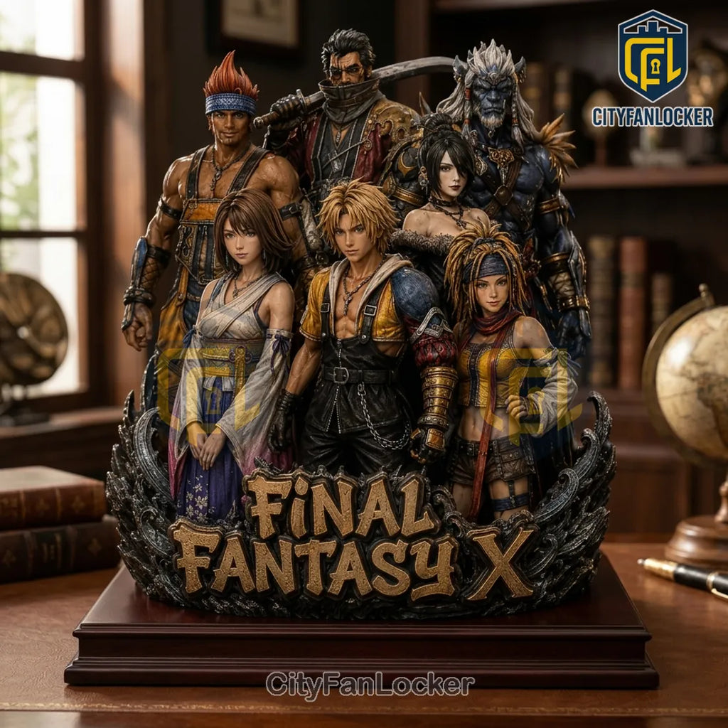 Final Fantasy X 25th Anniversary Tidus Yuna Premium Acrylic Plaque