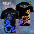 Final Fantasy X 25th Anniversary Yuna and Tidus Pullover Hoodie
