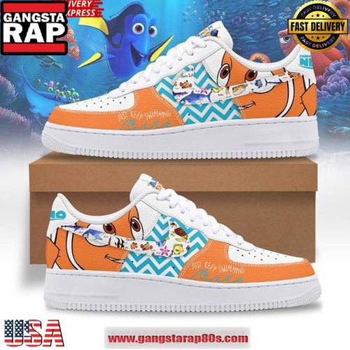 Finding Nemo Disney Nike Air Force 1 Sneakers Shoes