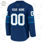 Finnish National 2026 Olympic Navy Custom Hockey Jersey