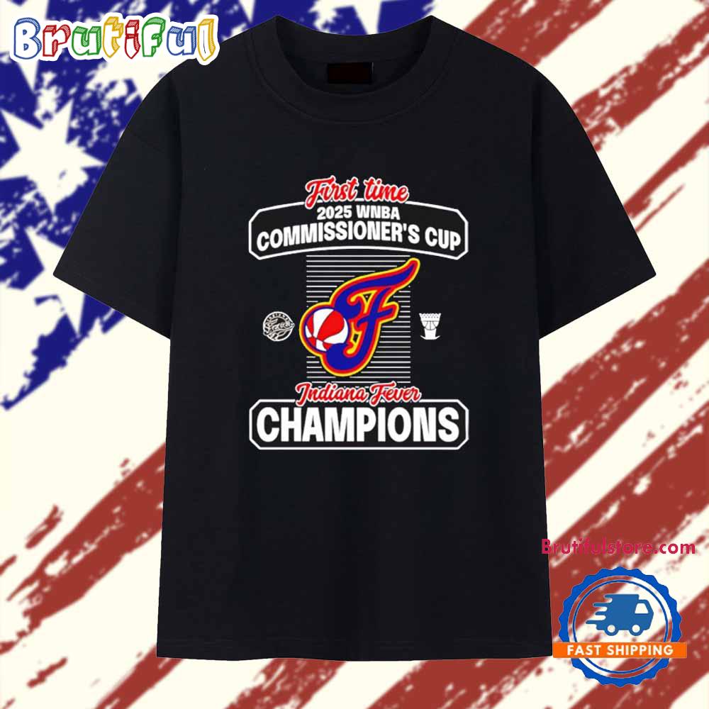 First time 2025 WNBA Commissioner’s Cup Indiana Fever Champions T Shirt