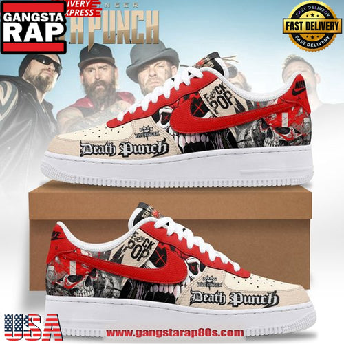 Five Finger Death Punch Band Air Force 1 Sneakers Shoes