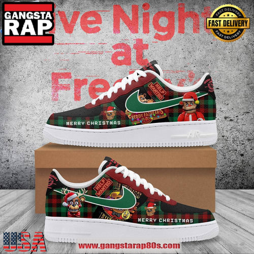 Five Nights At Freddy’s Help Wanted Limited Edition Air Force 1 Running Sneakers Shoes