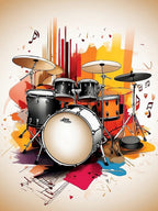 Drumset Color Shirt