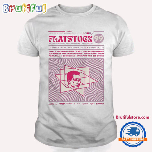 Flatstock October 18-20 2024 Live At Dairy Block Denver CO T Shirt