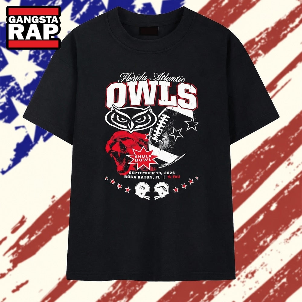 Florida Atlantic Owls vs FIU Shula Bowl September 19 2026 Boca Raton T Shirt