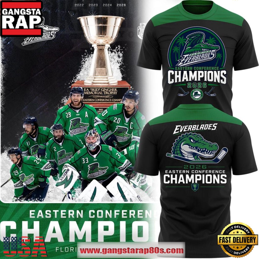Florida Everblades Eastern Conference Champions 2026 Vintage T Shirt