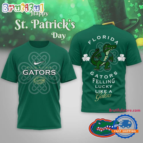 Florida Gators 2026 NCAA Lucky St. Patricks Day Limited Edition 3D Shirt