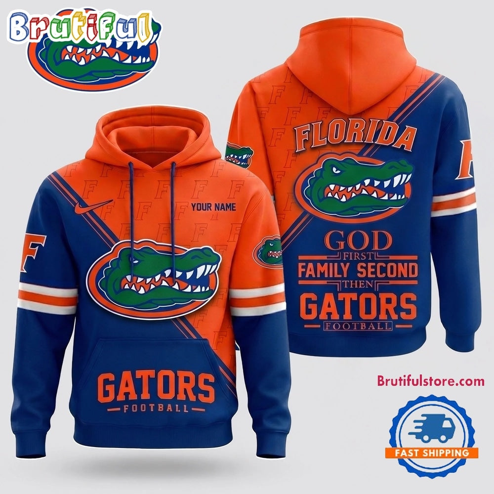 Florida Gators 2026 NCAA Personalized Faith Family Football Hoodie