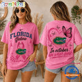 Florida Gators 2026 NCAA Pink October Breast Cancer Awareness Fan Pride Unisex T Shirt