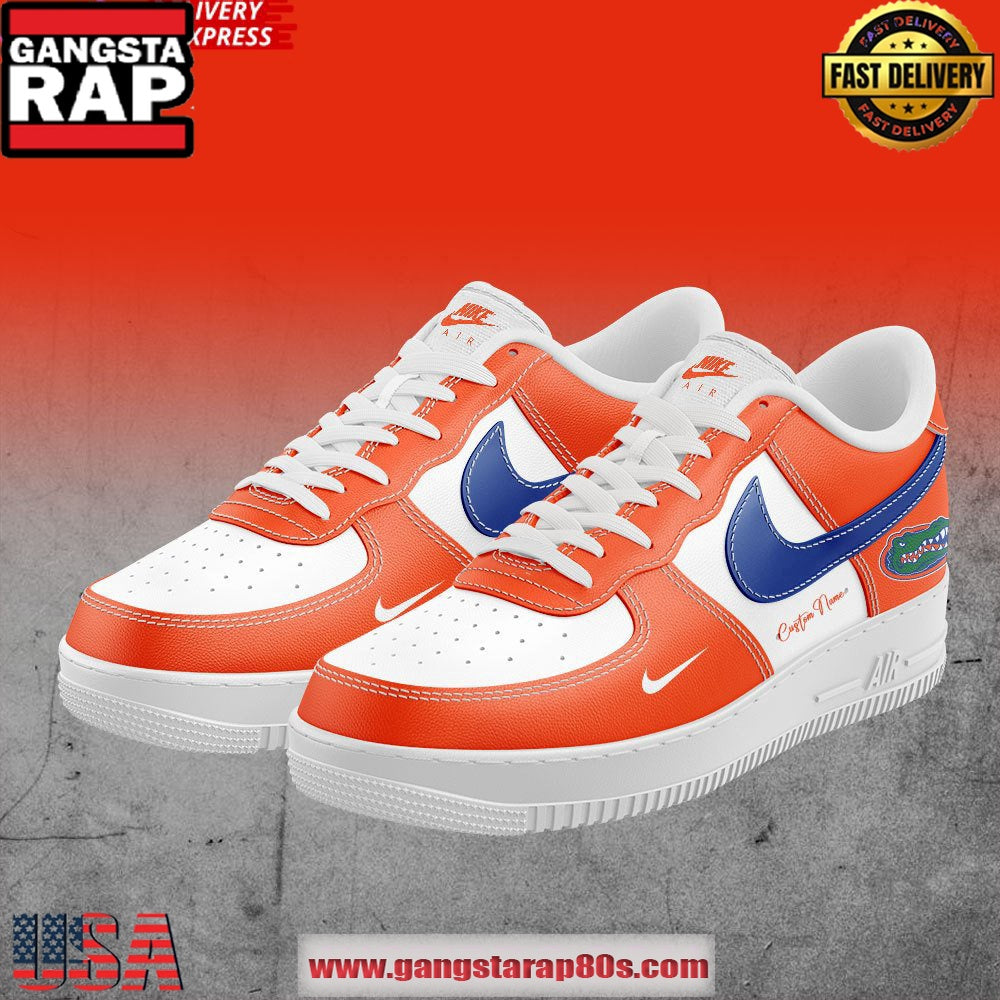 Florida Gators Baseball Limited Edition Custom Air Force 1 Sneakers Shoes