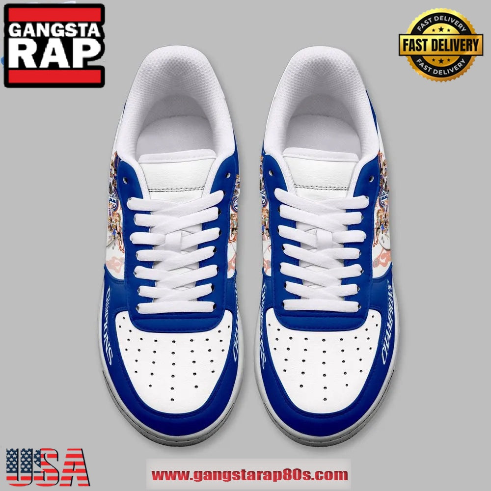 Florida Gators Basketball SEC Tournament Champions Air Force Shoes Running Sneakers Shoes