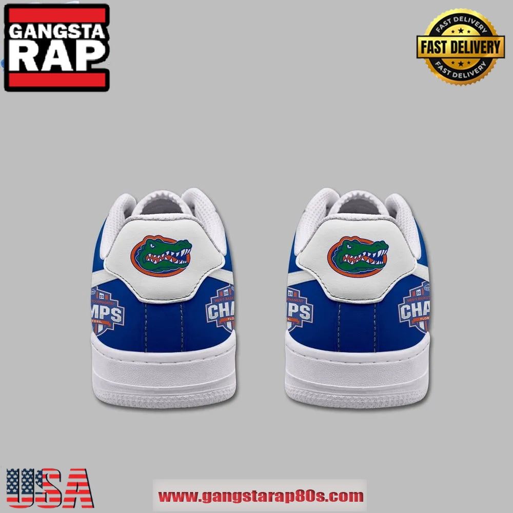 Florida Gators Basketball SEC Tournament Champions Air Force Shoes Running Sneakers Shoes