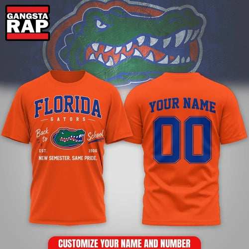 Florida Gators NCAA Campus Pride Back to School 2026 Personalized 3D Shirt Hoodie T-Shirt
