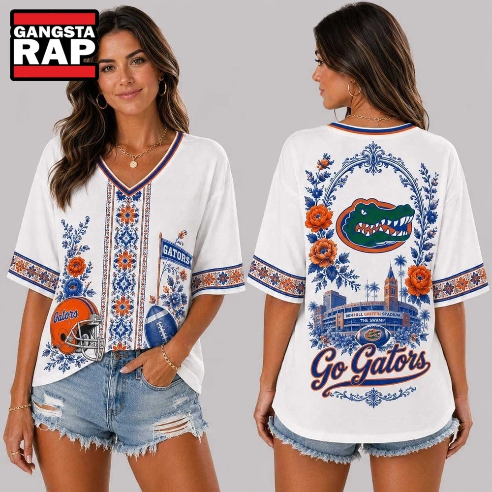 Florida Gators NCAA Collegiate Pride Collection V Neck T Shirt