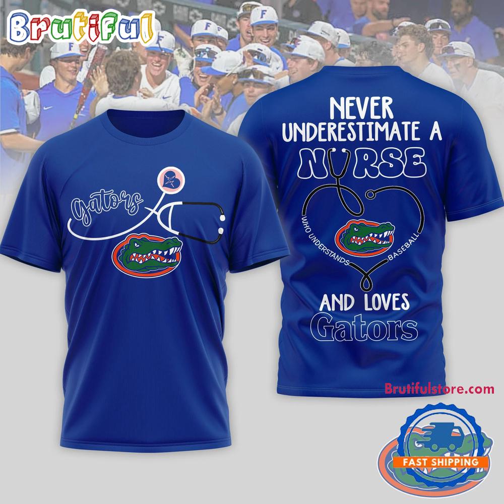 Florida Gators NCAA Game Day Nurse Limited 3D T Shirt