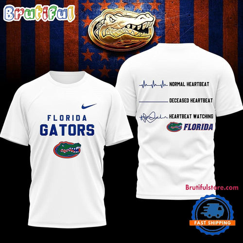 Florida Gators NCAA Heartbeat Unisex 3D Shirt