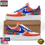 NCAA Florida Gators Stronger Than The Storm Air Force 1 Shoes Running Sneakers