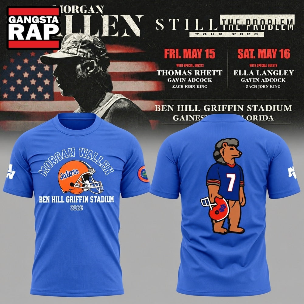 Florida Gators x Morgan Wallen Still the Problem Tour 2026 T Shirt