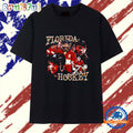Florida Hockey Hockey Grunge T Shirt
