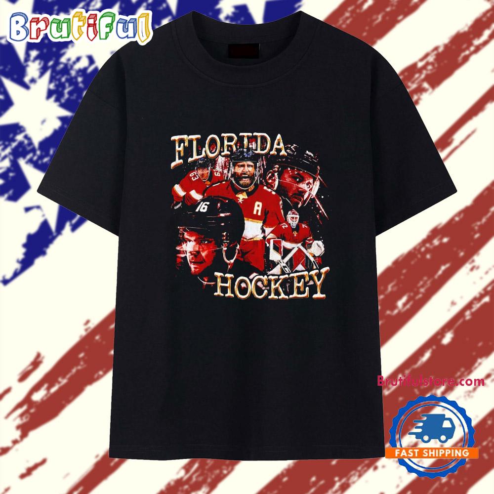 Florida Hockey Hockey Grunge T Shirt