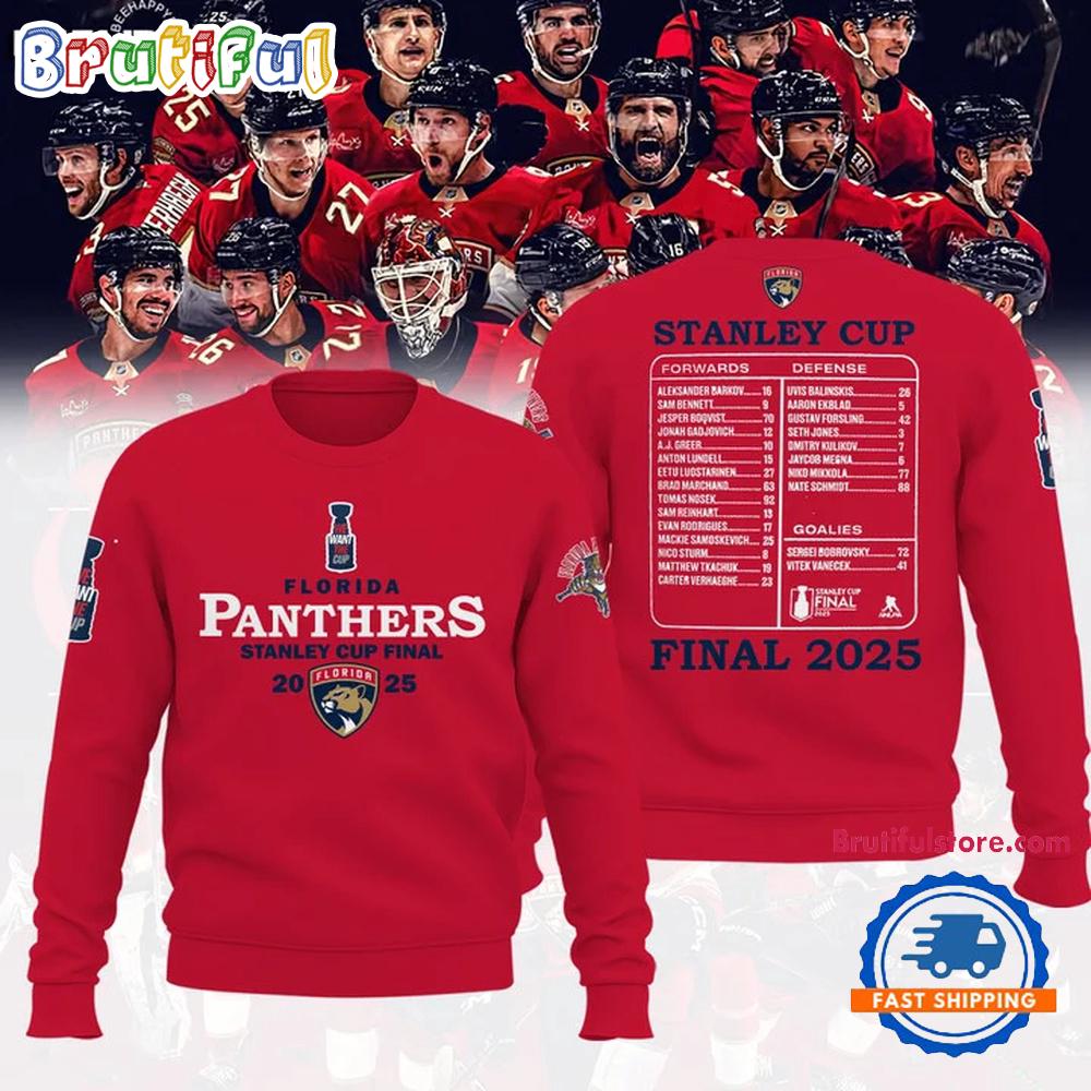 FLORIDA PANTHERS 2025 Eastern Conference Champions Final Hoodie T-Shirt