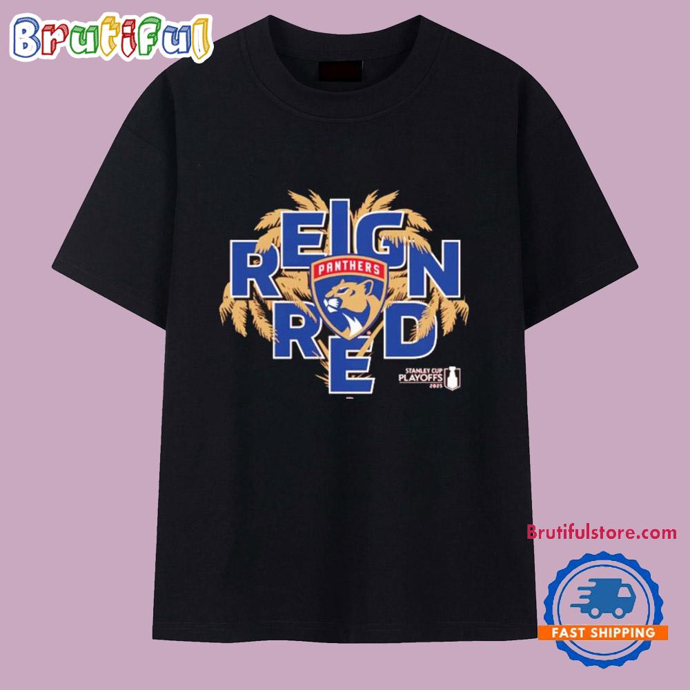 Florida Panthers 2025 Stanley Cup Playoffs Home Ice T Shirt