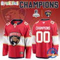 Florida Panthers Champion NHL Stanley Cup 2025 Custom Hockey Jersey