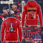 Florida Panthers Champions Back 2 Back 2025 Final Red Hoodie T-Shirt
