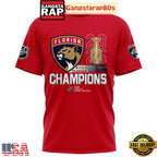 Florida Panthers Stanley Cup 2025 Champions All Over Print T-Shirt Hoodie
