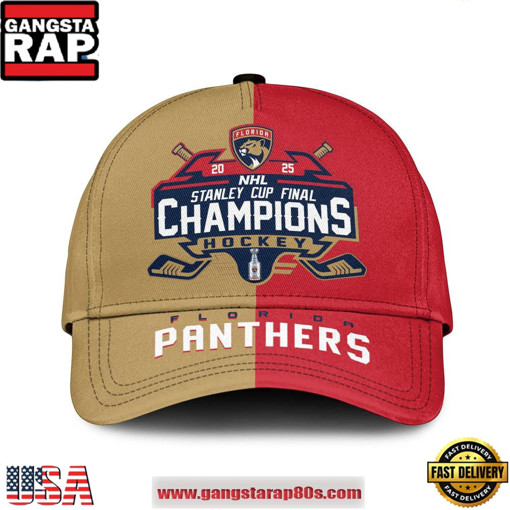 Florida Panthers Stanley Cup Final Champions Classic Cap Hats 2025